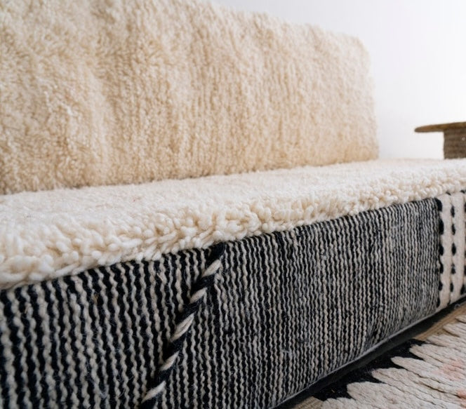 Moroccan Beni Ourain Couch N2-BOHO SOFA