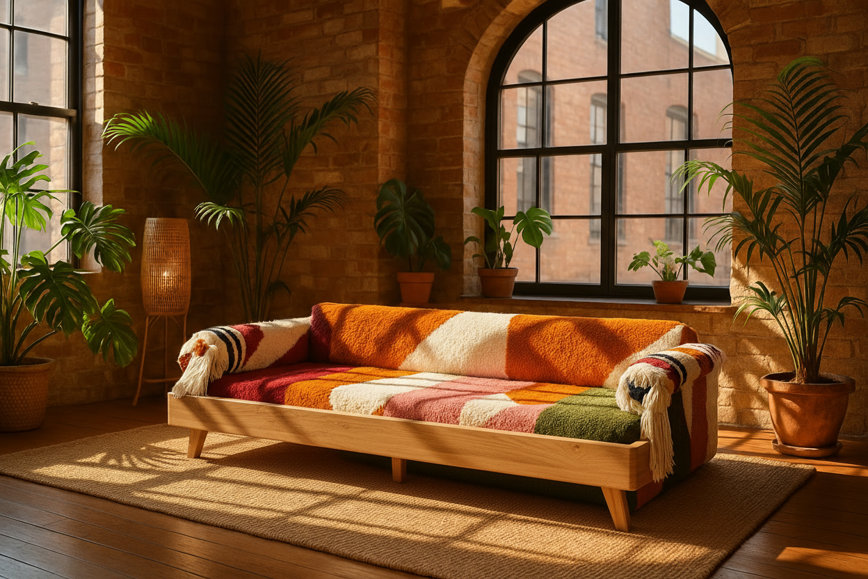 Bohemian modern Sofa , Bohemian sofa , Modern Sofa N2-BOHO SOFA
