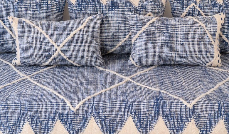 Moroccan floor couch berber sofa , moroccan sofa , Jebli Couch N11-BOHO SOFA