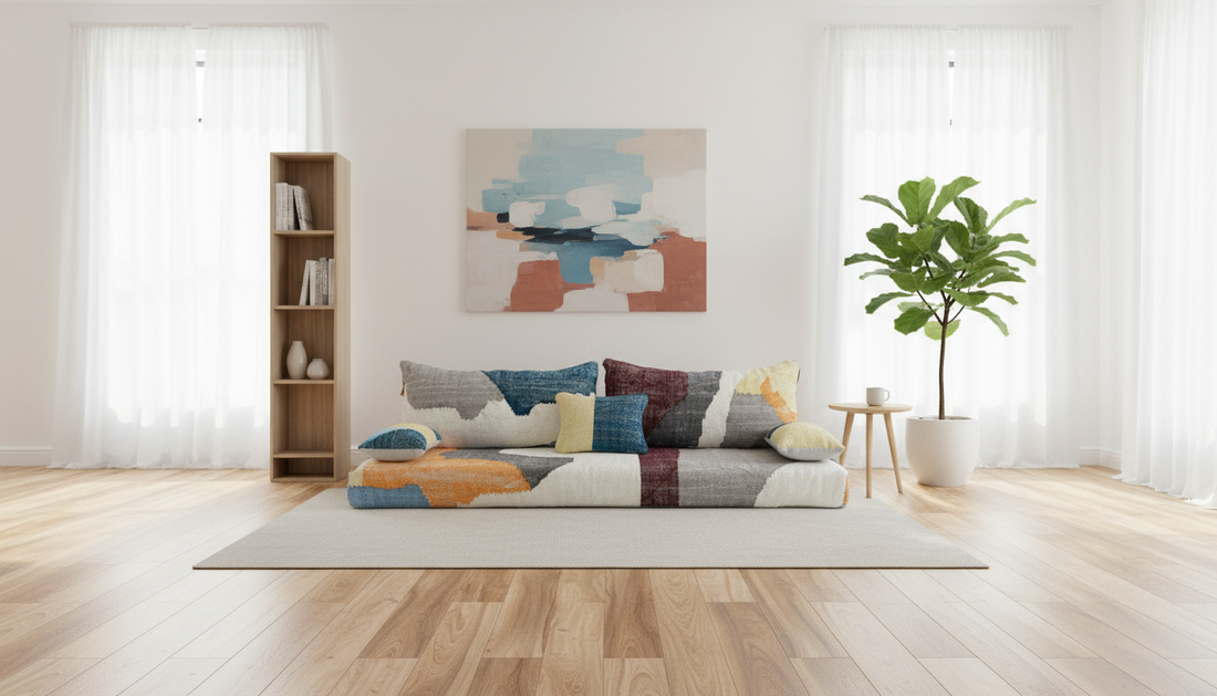 moroccan-modern-floor-couch-modern-moroccan-sofa-abstract-couch-BOHO SOFA